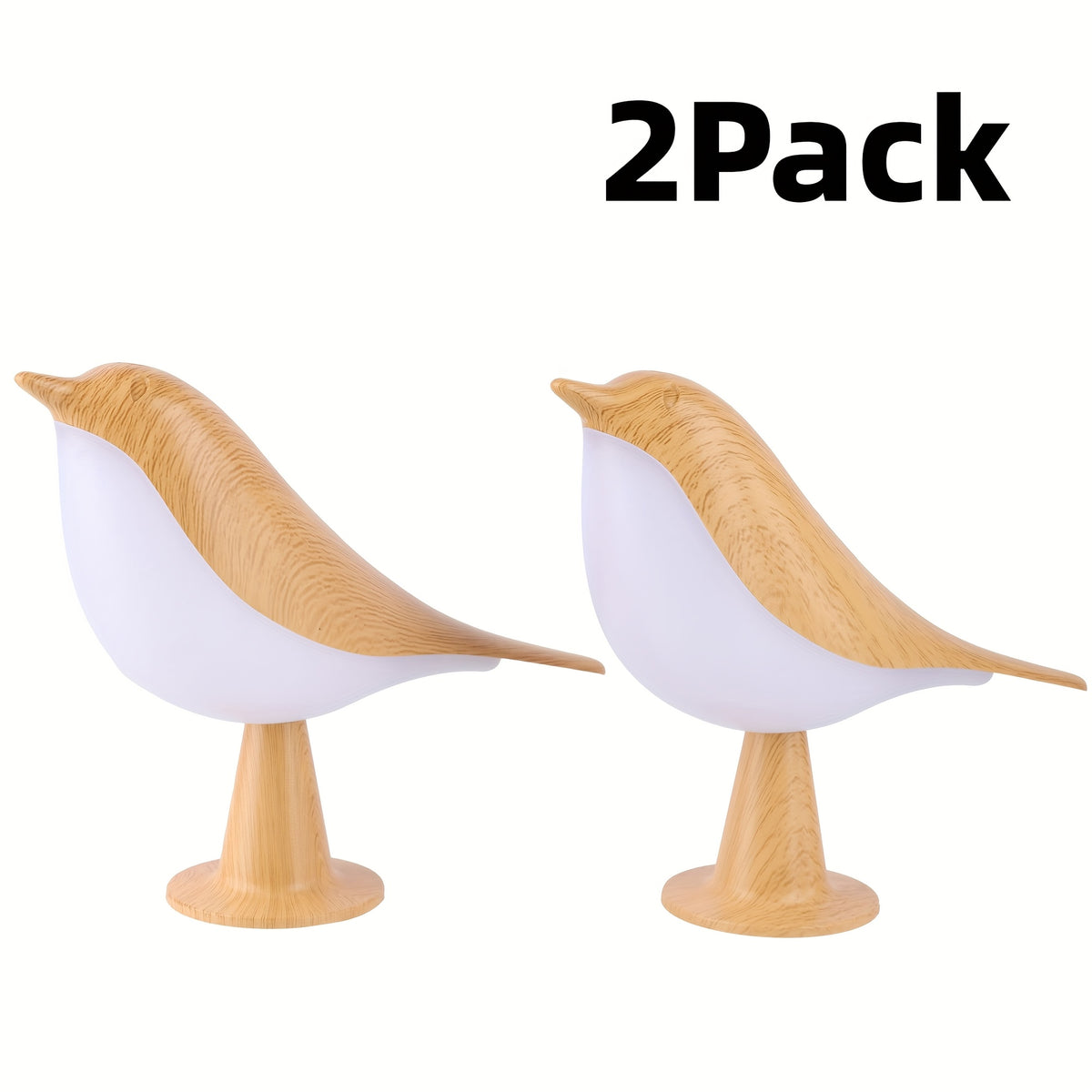 Petite Lampe de Nuit Oiseaux, Lampe de Table Rechargeable à Contrôle — Monptitlou Image