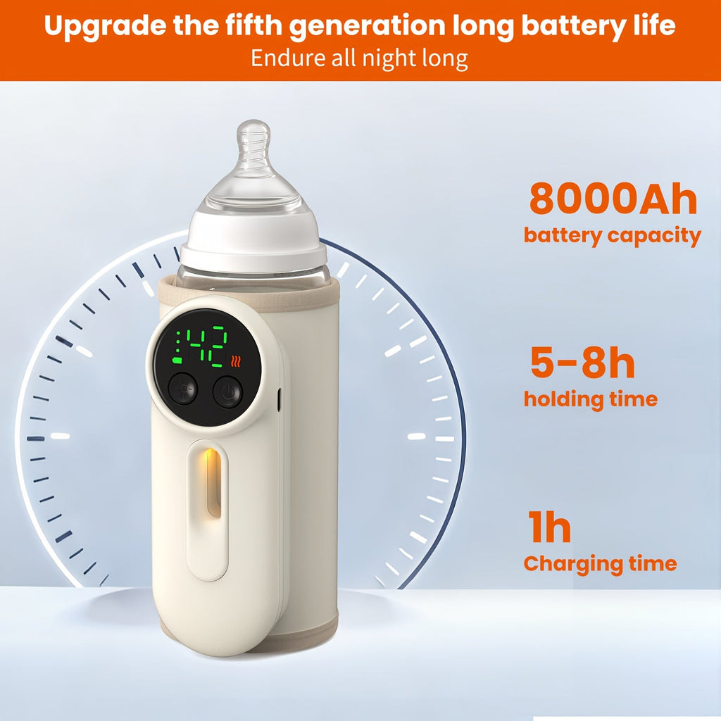 Chauffe-biberon portable avec batterie 8000 mAh — Monptitlou