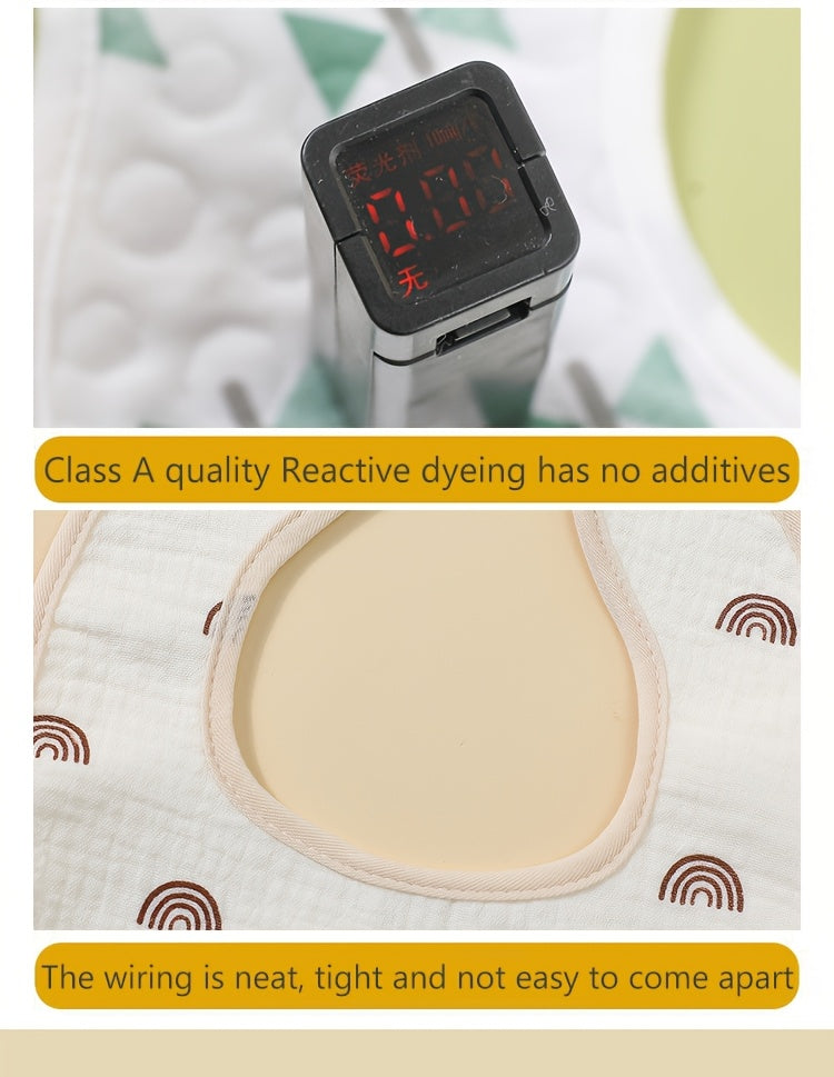 3/5 pièces Bavoir Extra-large en Forme de U — Monptitlou