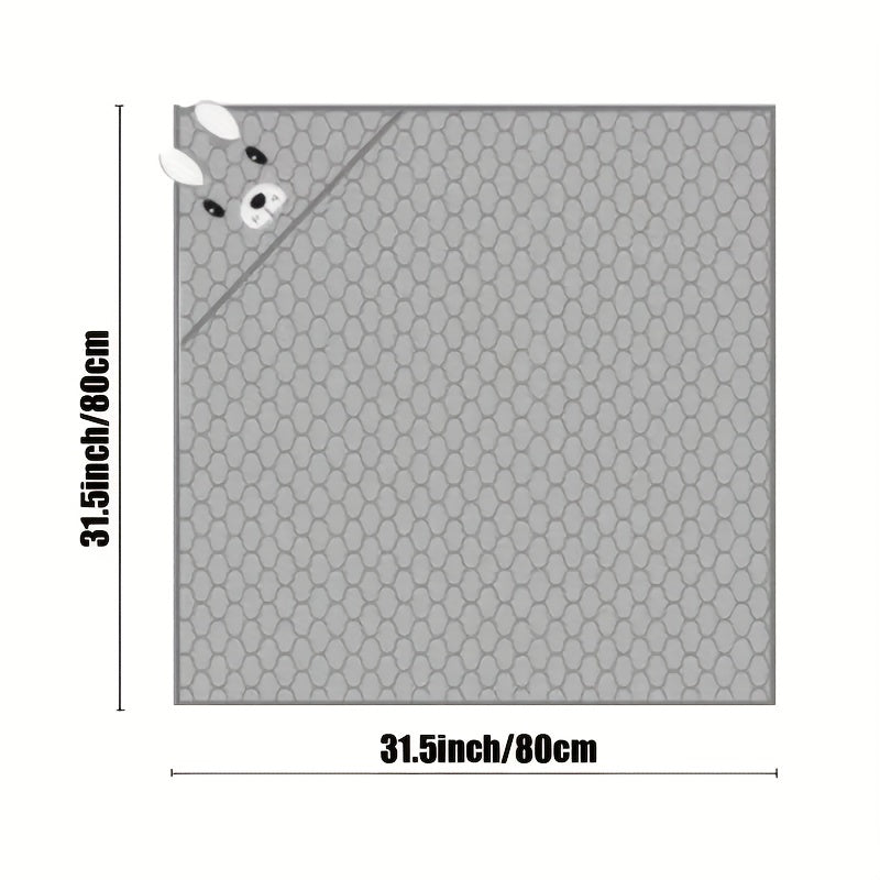Serviette de bain pour enfants, 80*80cm, motif animal — Monptitlou Image
