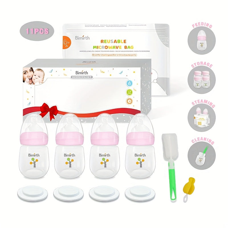 Bouteilles roses avec fonctions multiples pour l'alimentation — Monptitlou