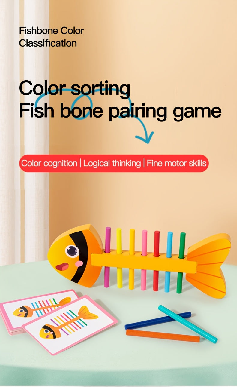Jeu éducatif en bois sur le thème des animaux — Monptitlou