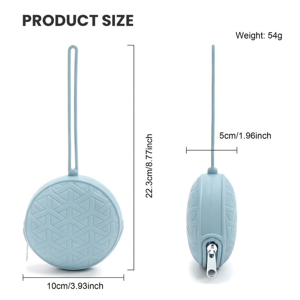 Étui à sucette en silicone rayé, pochette de rangement portable multifonctionnelle, peut contenir des anneaux de dentiti