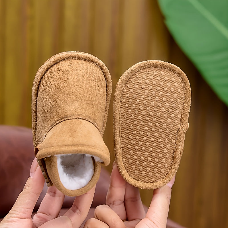 Bottes bébé hiver, chaudes et confortables, tendance, doublure polaire — Monptitlou