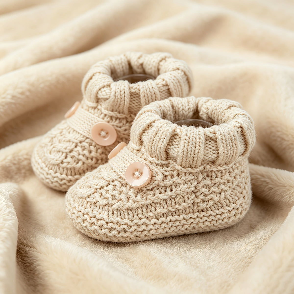 1 paire de chaussons tricotés mignons dessins animés — Monptitlou Image