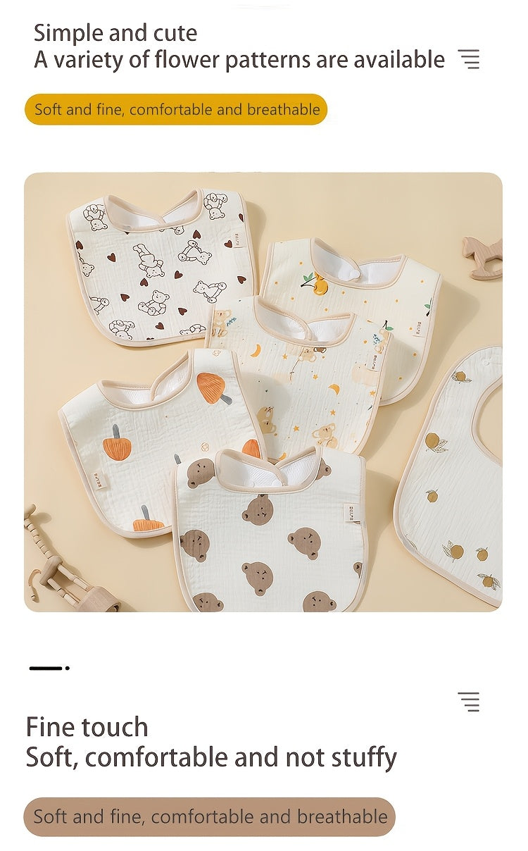 3/5 pièces Bavoir Extra-large en Forme de U — Monptitlou