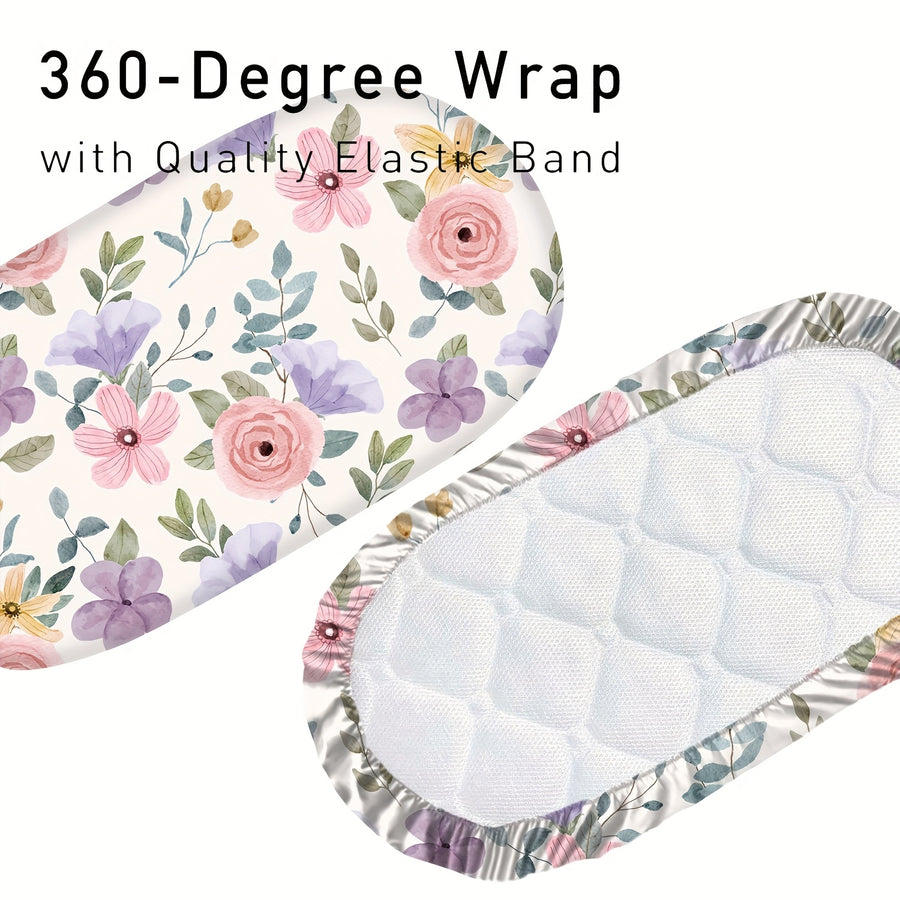 Parure de 4 draps de lit moitié lune ultra-doux pour berceau — Monptitlou