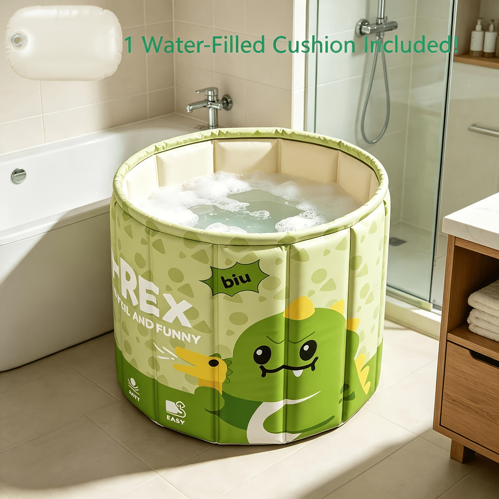 Baignoire portable pliable avec motif de dinosaure — Monptitlou