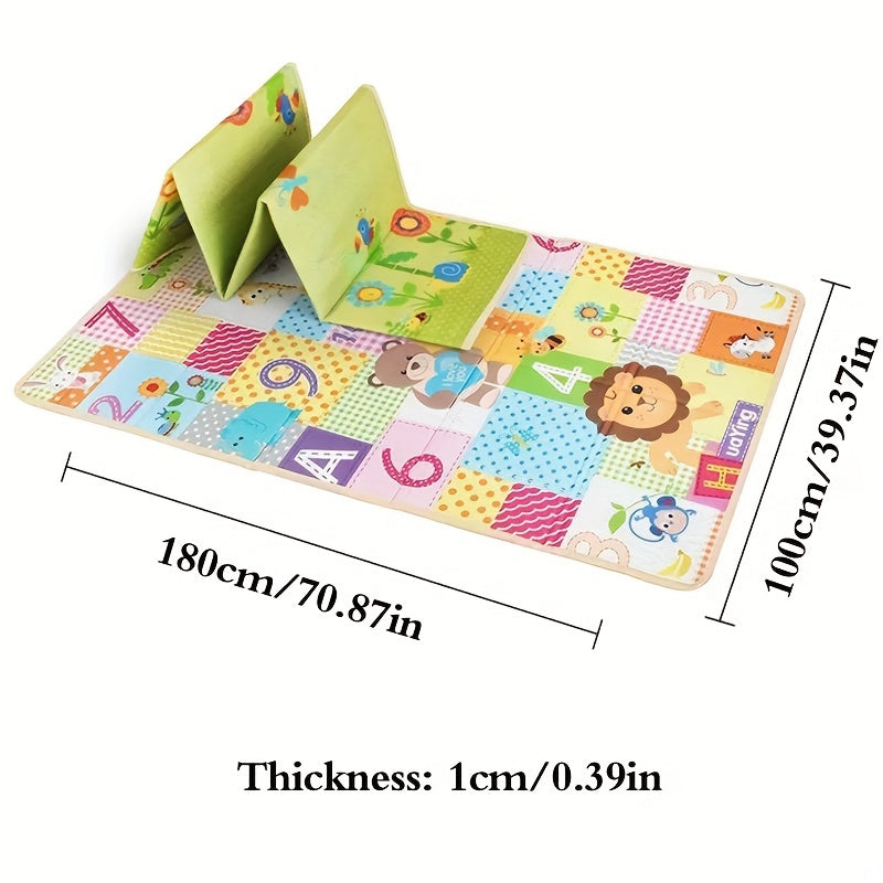 Tapis de jeu pliable double face pour enfants — Monptitlou Image