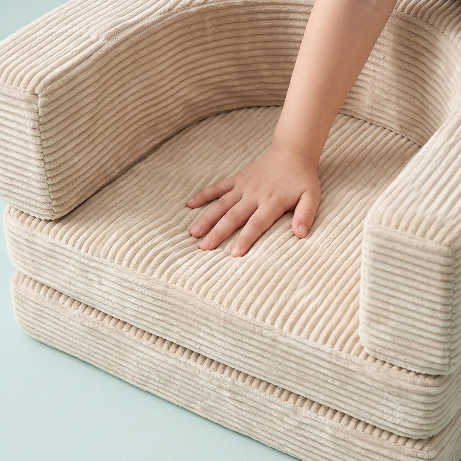 Set canapé de jeu 10 pièces « Cord » beige — Monptitlou