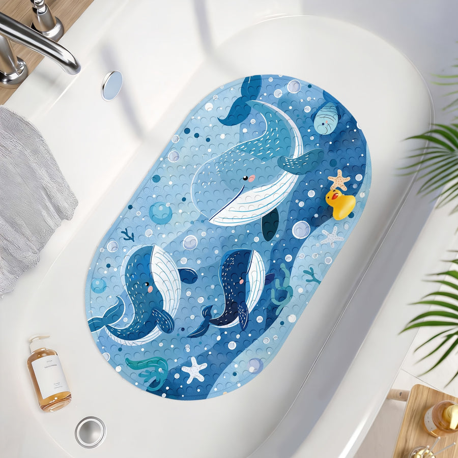 [Tapis antidérapant massage] Tapis de bain ovale antidérapant — Monptitlou