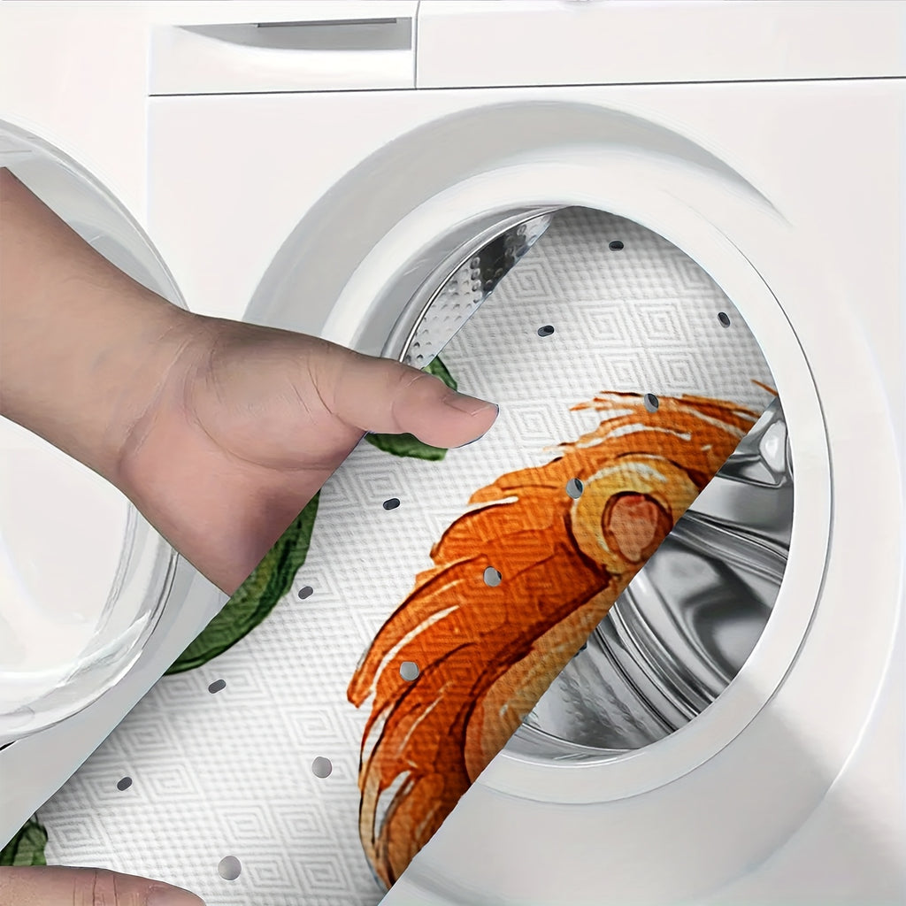 Un tapis de baignoire avec motifs de dessins animés d'animaux — Monptitlou