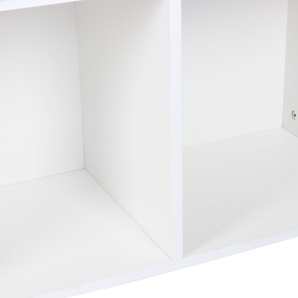 Banc pour Enfants en Gris/Blanc - (L) 142 x (H) 54 x (P) 32 cm — Monptitlou