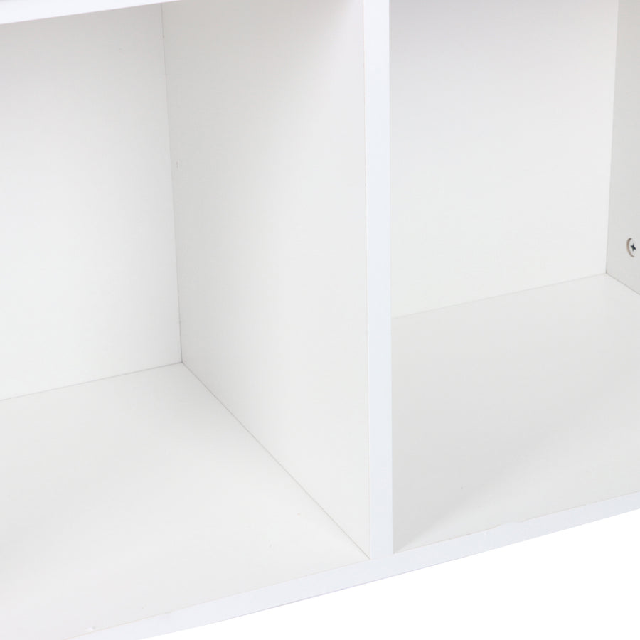 Banc pour Enfants en Gris/Blanc - (L) 142 x (H) 54 x (P) 32 cm — Monptitlou