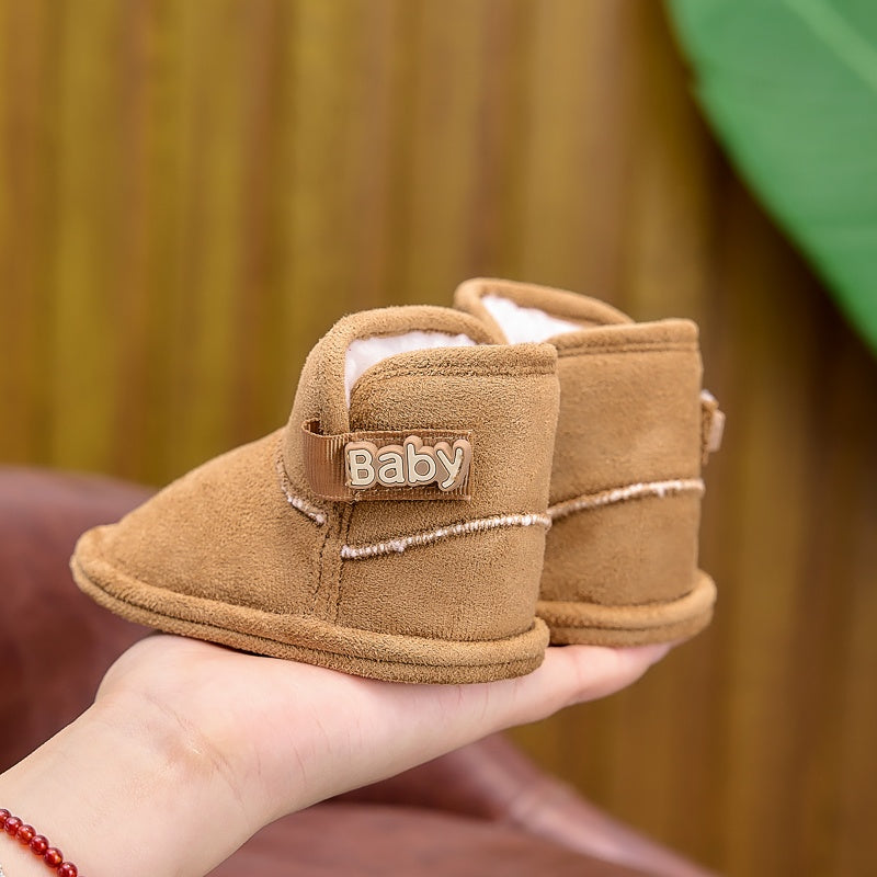 Bottes bébé hiver, chaudes et confortables, tendance, doublure polaire — Monptitlou