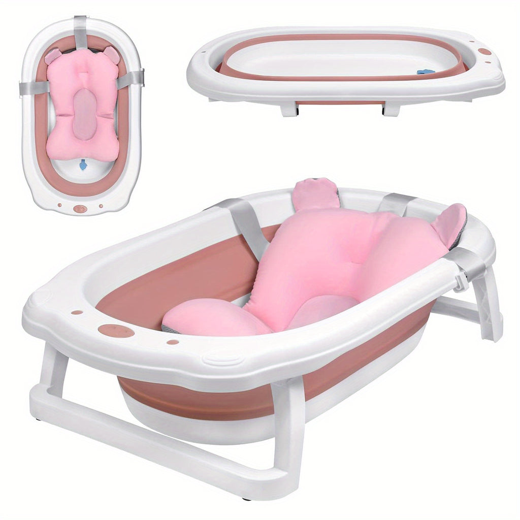 Baignoire pliable pour bébé avec coussin de bain — Monptitlou
