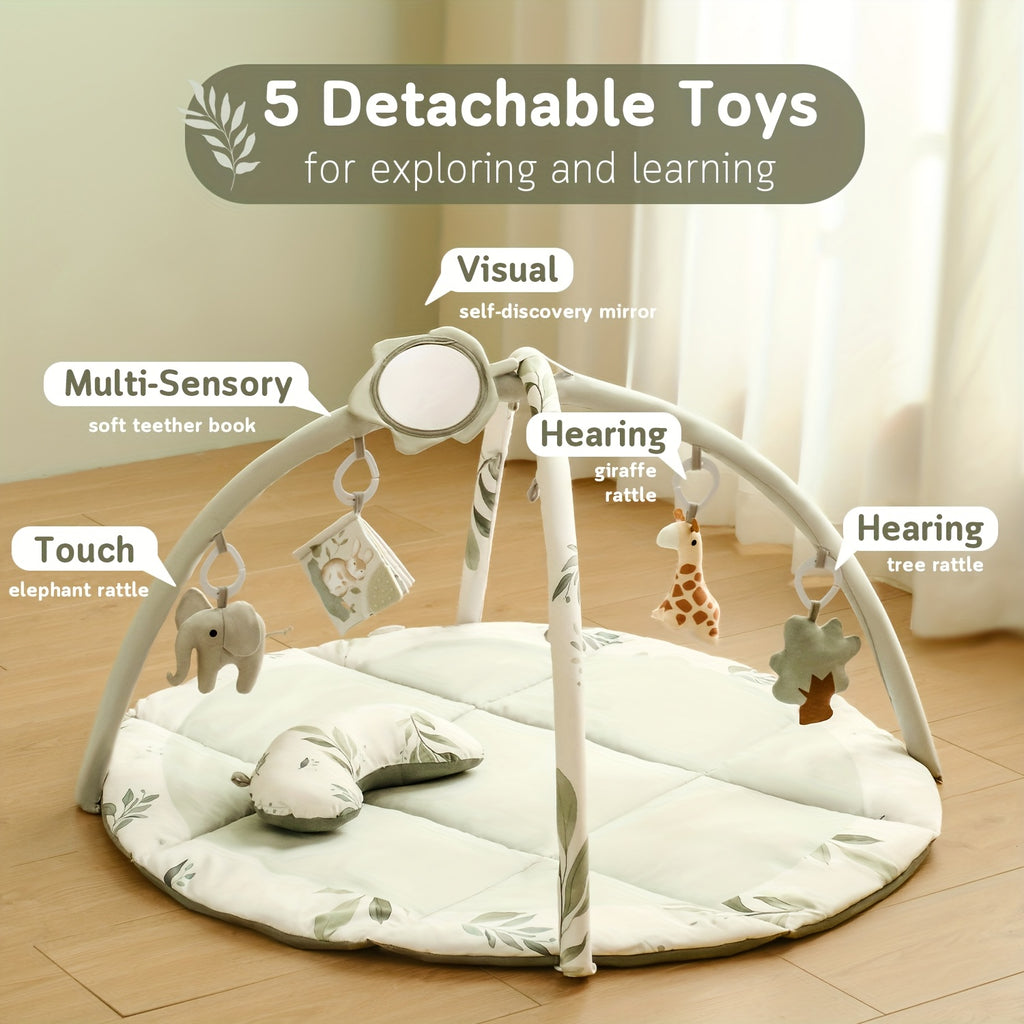 Tapis d'éveil pour bébé, tapis de jeu, tapis pour le ventre — Monptitlou