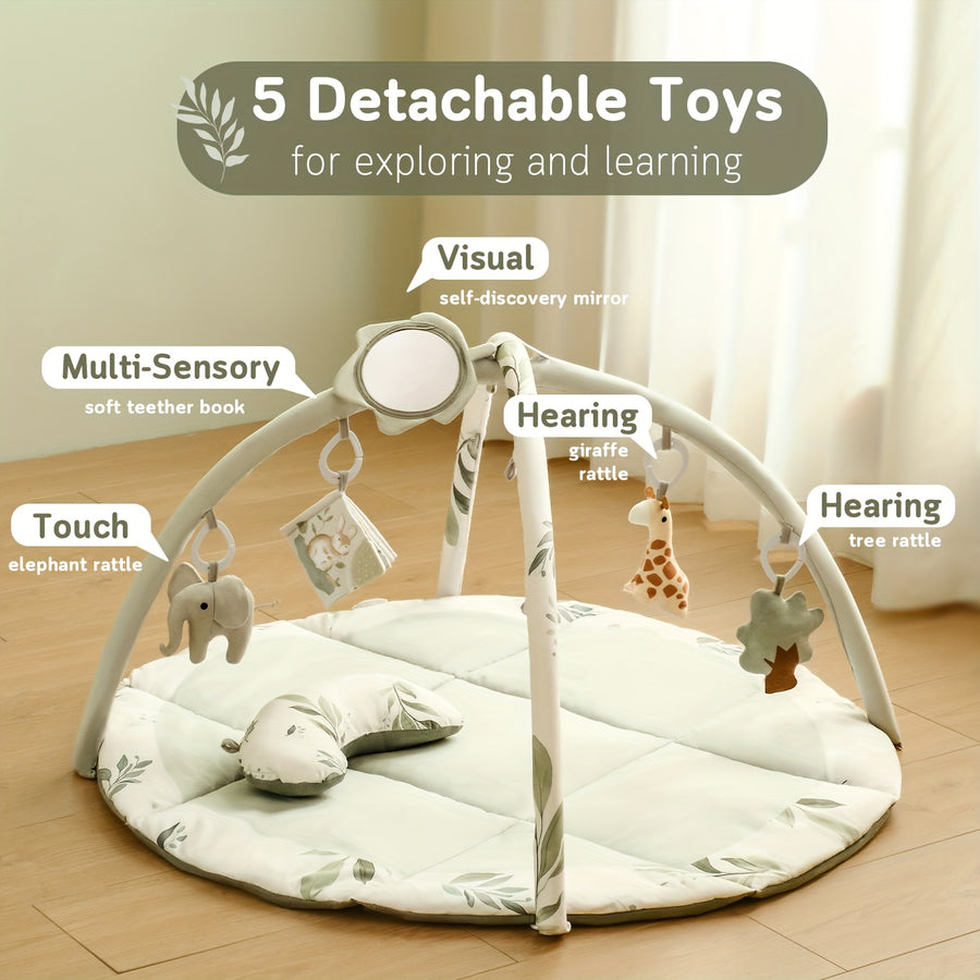 Tapis d'éveil pour bébé, tapis de jeu, tapis pour le ventre — Monptitlou