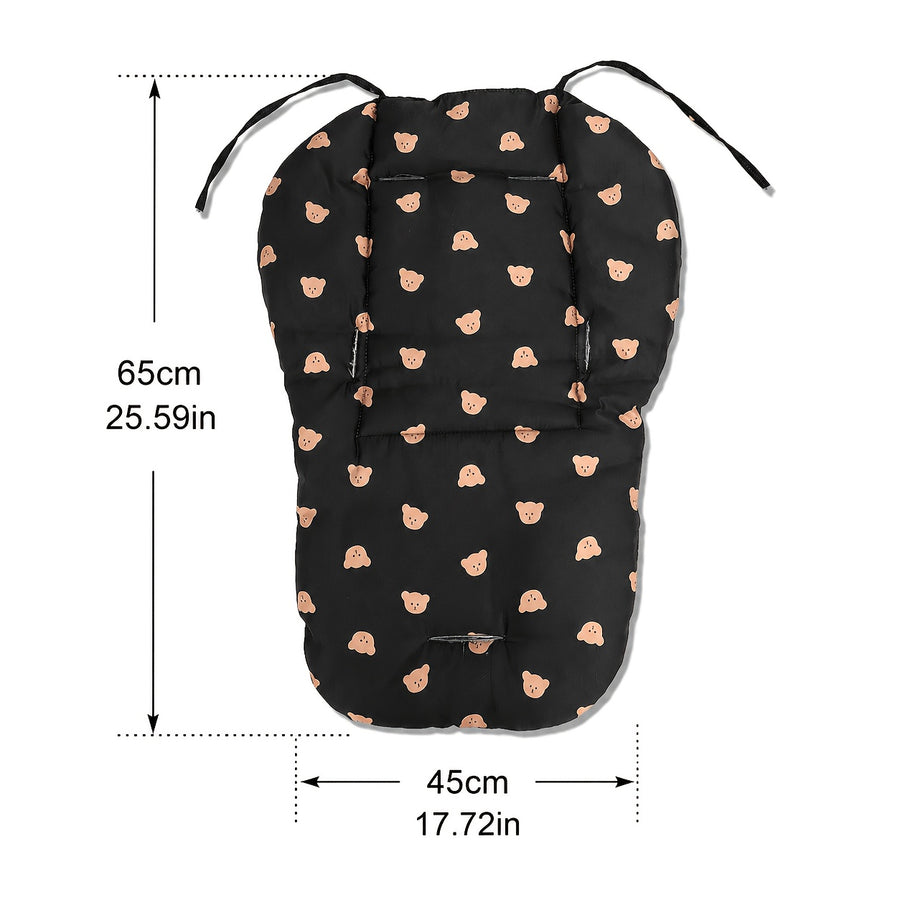 [Coussin poussette motif ours] Coussin de Siège de Poussette avec Motif — Monptitlou