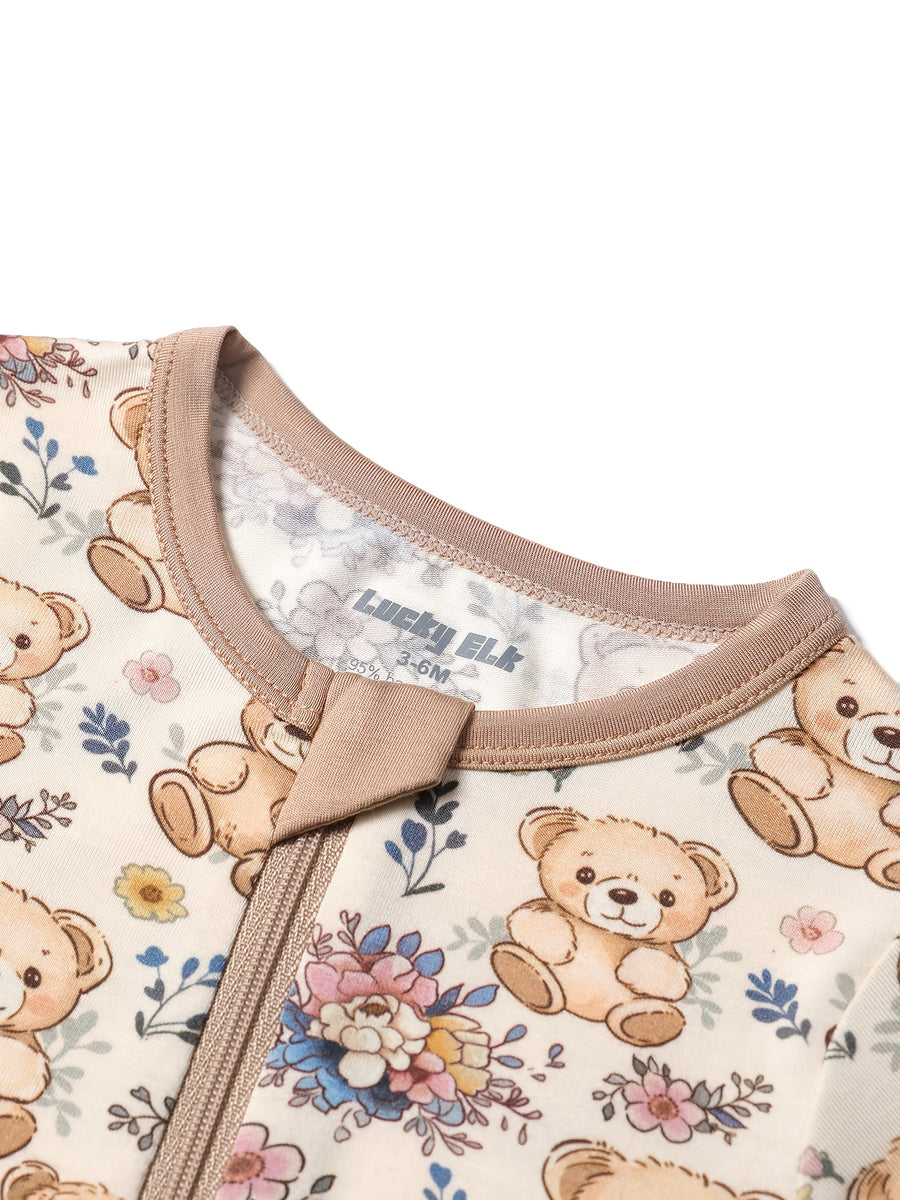 Grenouillère Bébé Garçon Fille en Fibre de Bambou — Monptitlou