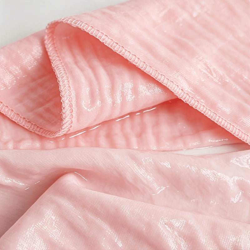 Langes en gaze crêpe pour nouveau-né, couleur unie — Monptitlou