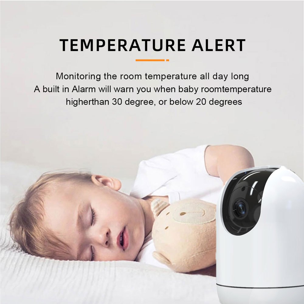 Babyphone 1080P TUYA avec caméra PTZ, batterie rechargeable 5000Mah — Monptitlou
