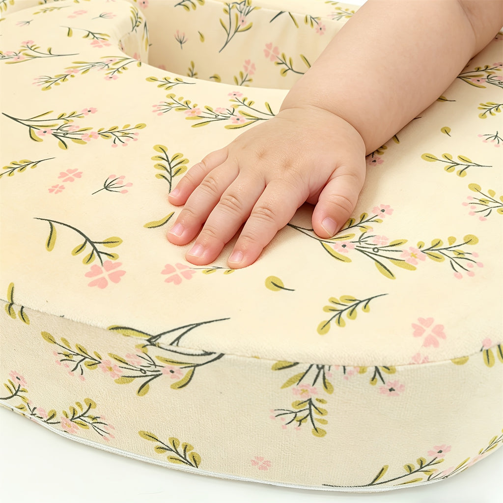 Coussin d'allaitement adapté à l'allaitement au biberon et à la tétée — Monptitlou