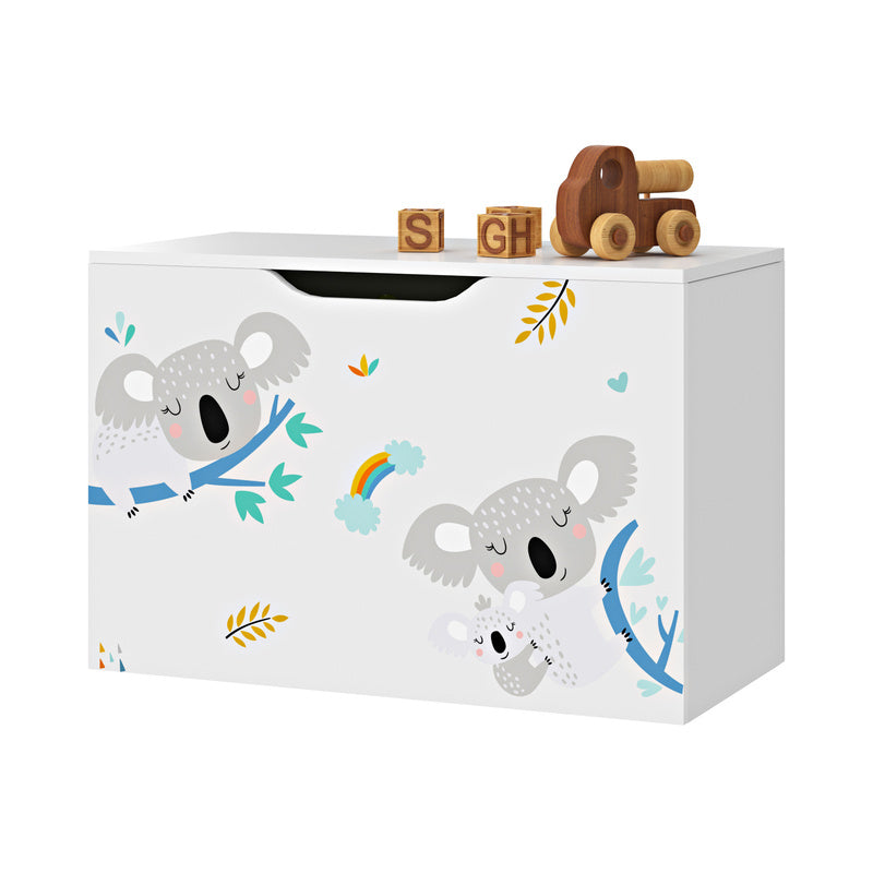 Boîte à Jouets Oleiros avec Couvercle Rabattable, 40 x 60 x 30 cm — Monptitlou