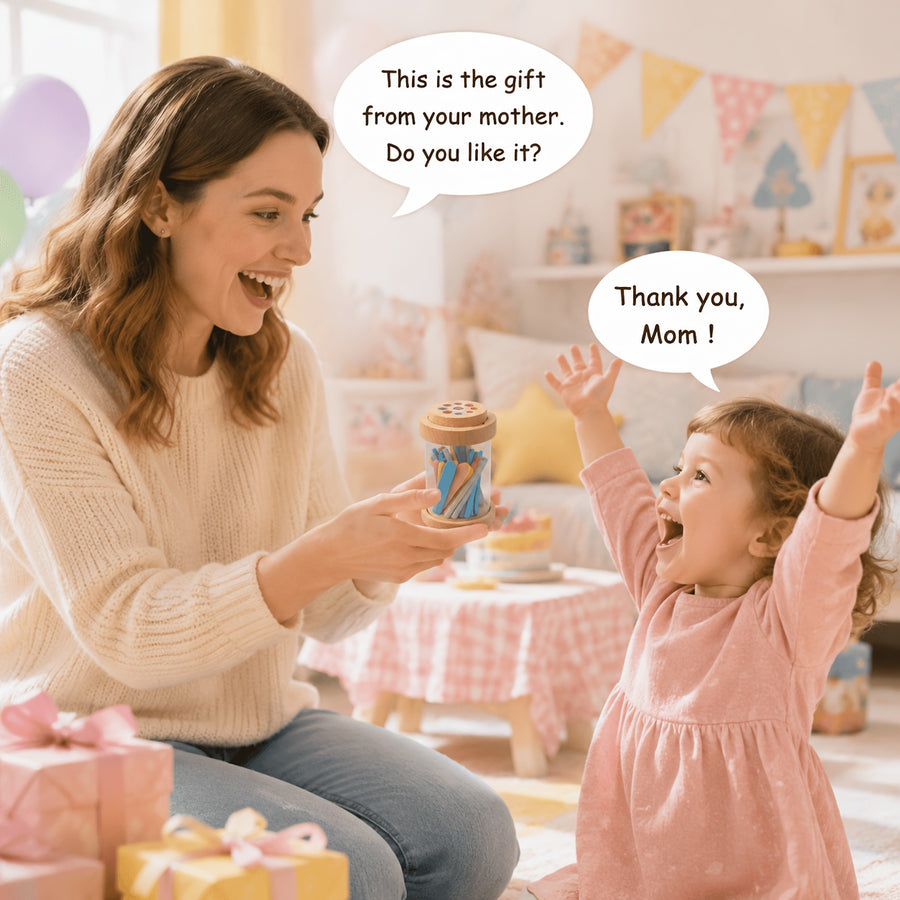 Jeu éducatif en bois pour enfants — Monptitlou