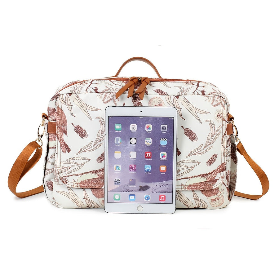 Sac parent à motif léopard, grande capacité pour maternité avec poche à — Monptitlou