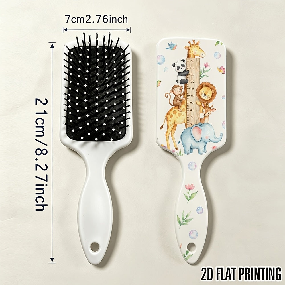 Peigne à poils pour bébé animal avec base rembourrée et brosse — Monptitlou
