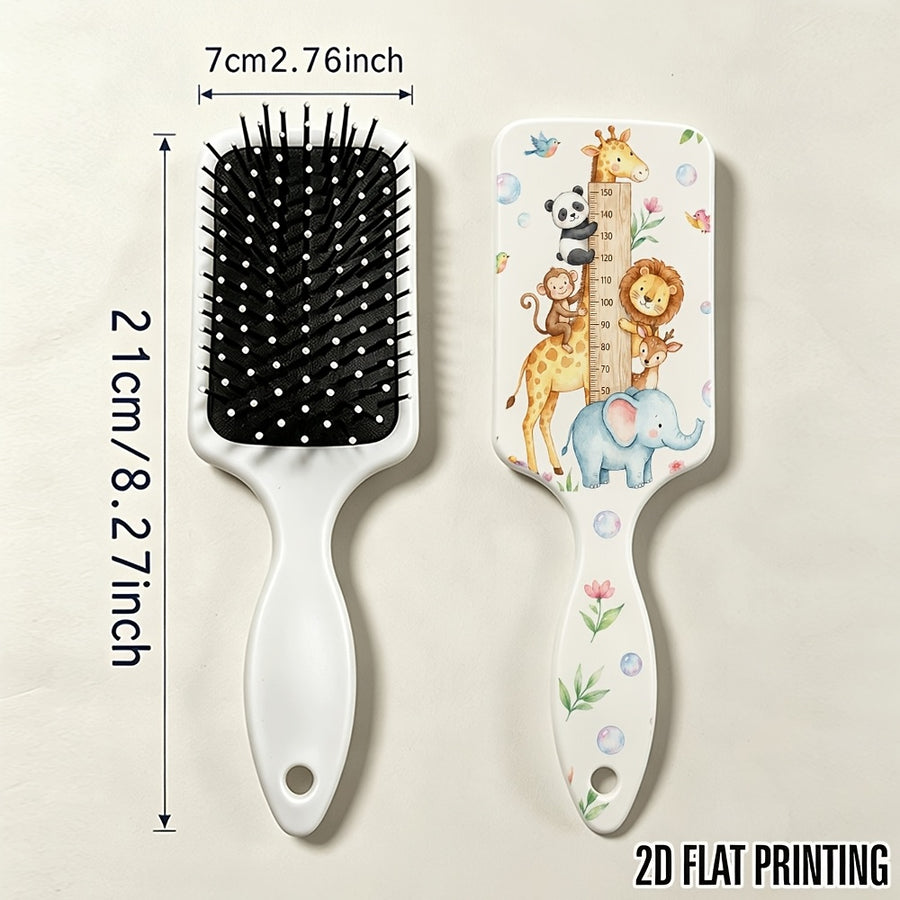 Peigne à poils pour bébé animal avec base rembourrée et brosse — Monptitlou