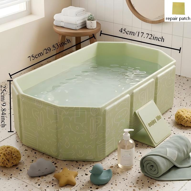 Baignoire portable, petite baignoire hors sol, baignoire compacte — Monptitlou Image