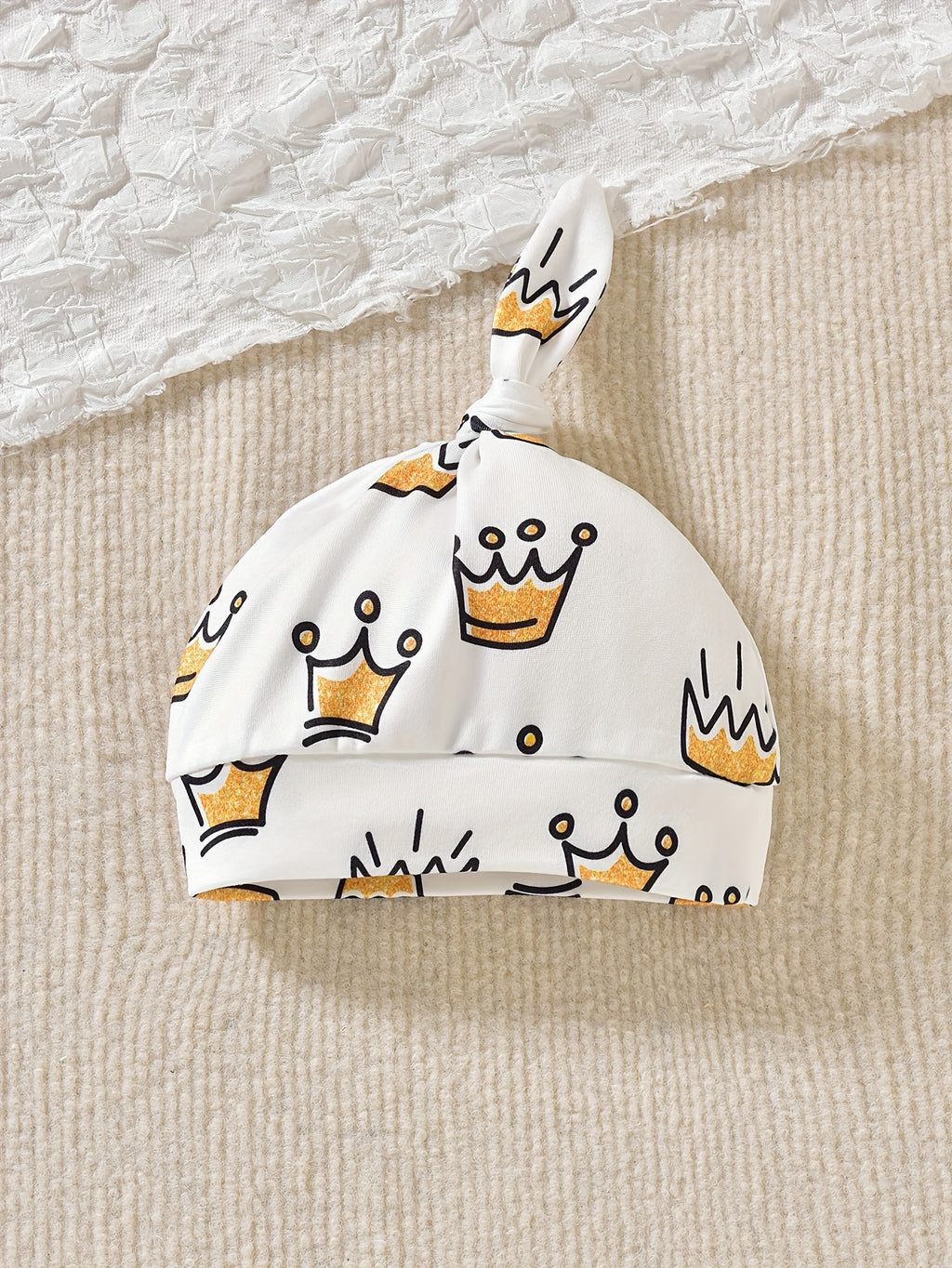 Grenouillère pour nouveau-né, motif couronne — Monptitlou