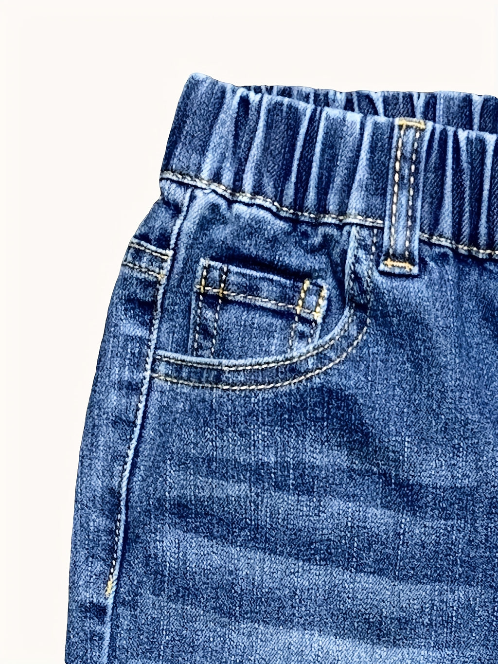 Pantalon en jean stretch pour garçon, style printemps/automne — Monptitlou