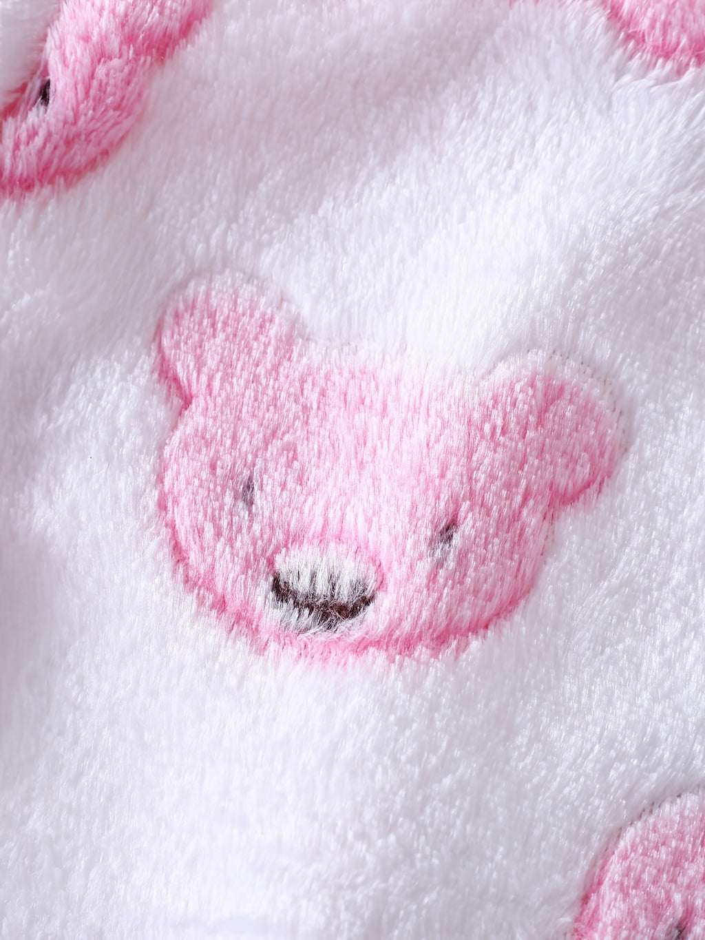 Combinaison polaire à capuche ourson pour bébé fille — Monptitlou