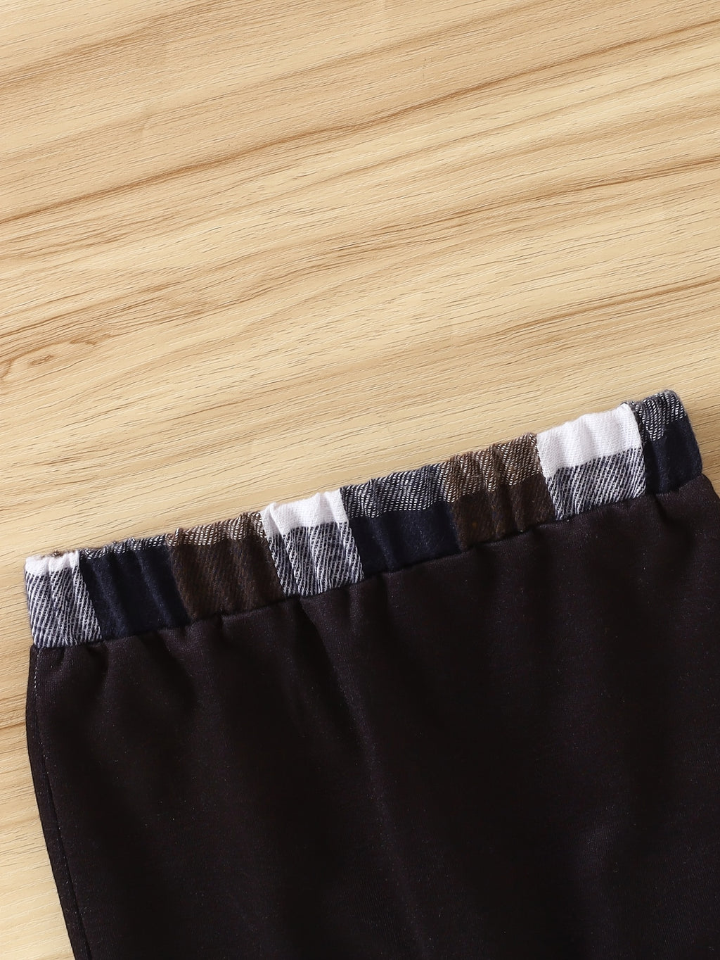 Ensemble Hiver pour Garçons en Coton à Carreaux avec Chemise à Col à — Monptitlou