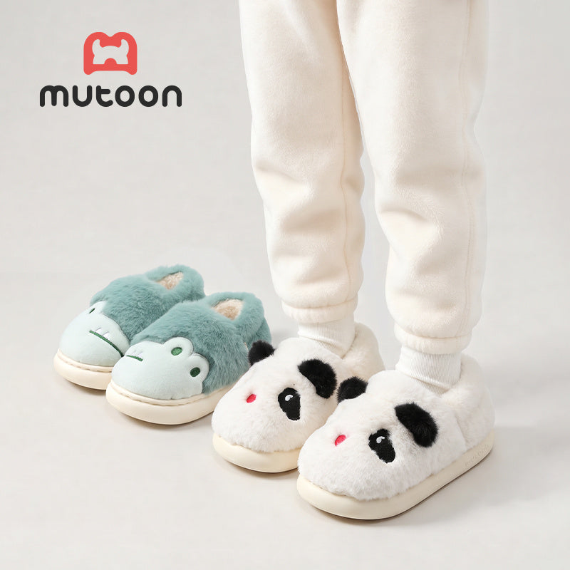 Chaussons en peluche dessin animé pour filles Mutoon