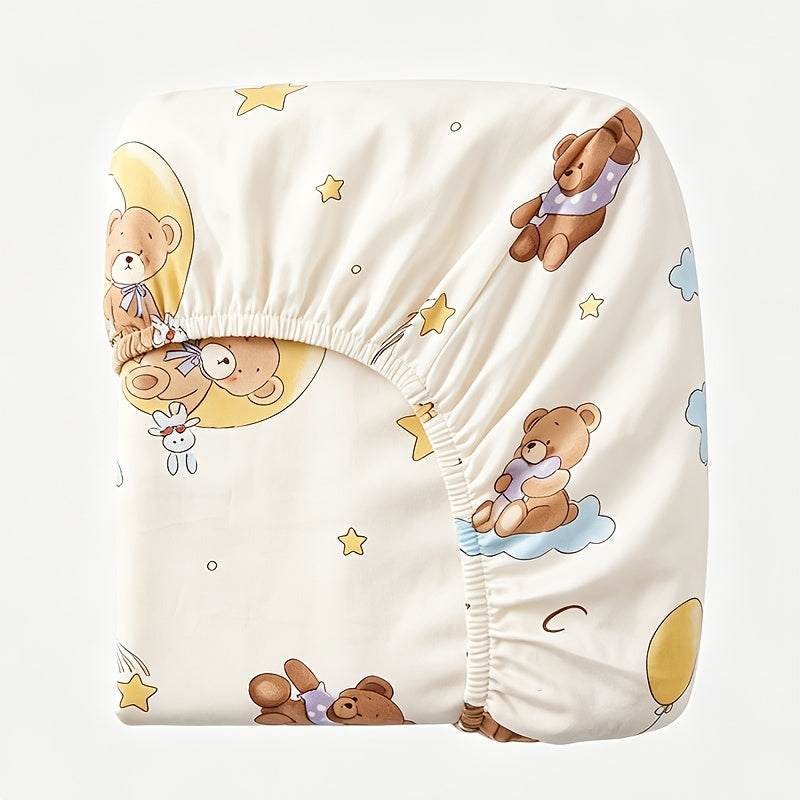 Bébé Pure Respirant Doux Absorption d'Humidité Imprimé Dessin Animé Lit — Monptitlou