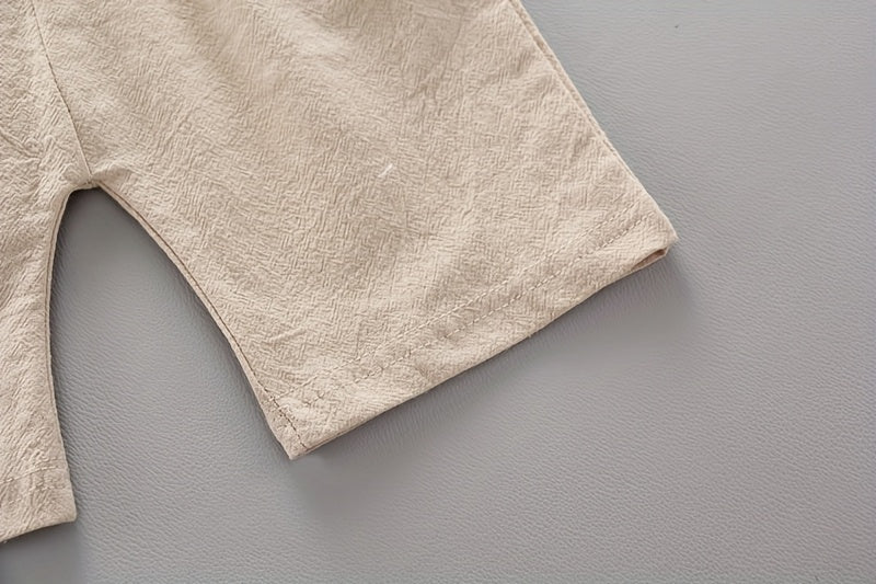 Chemise à manches courtes décontractée pour jeunes, motif animaux, été — Monptitlou