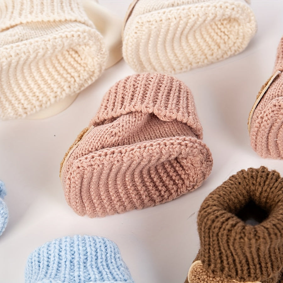 1 Paire d'Adorables Chaussettes en Tricot Ours pour Nouveau-nés — Monptitlou