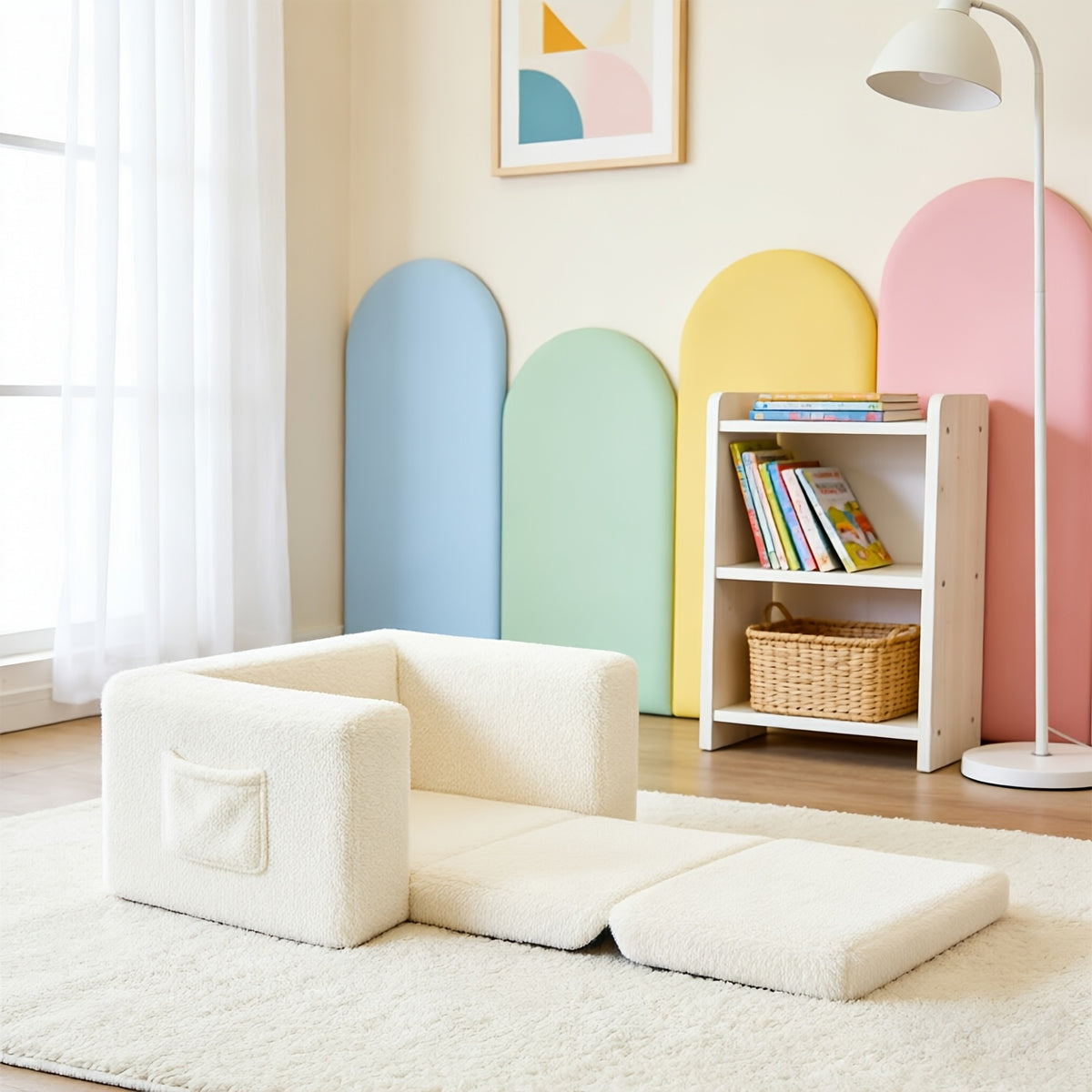Canapé enfant 2 en 1 convertible pliable — Monptitlou Image