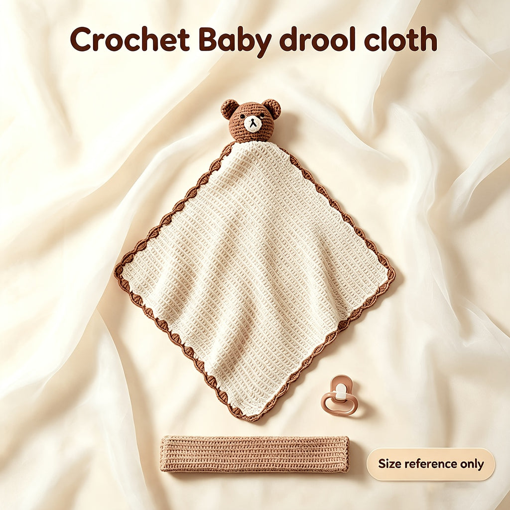 Couverture d'appoint confortable en tricot ours pour bébé — Monptitlou