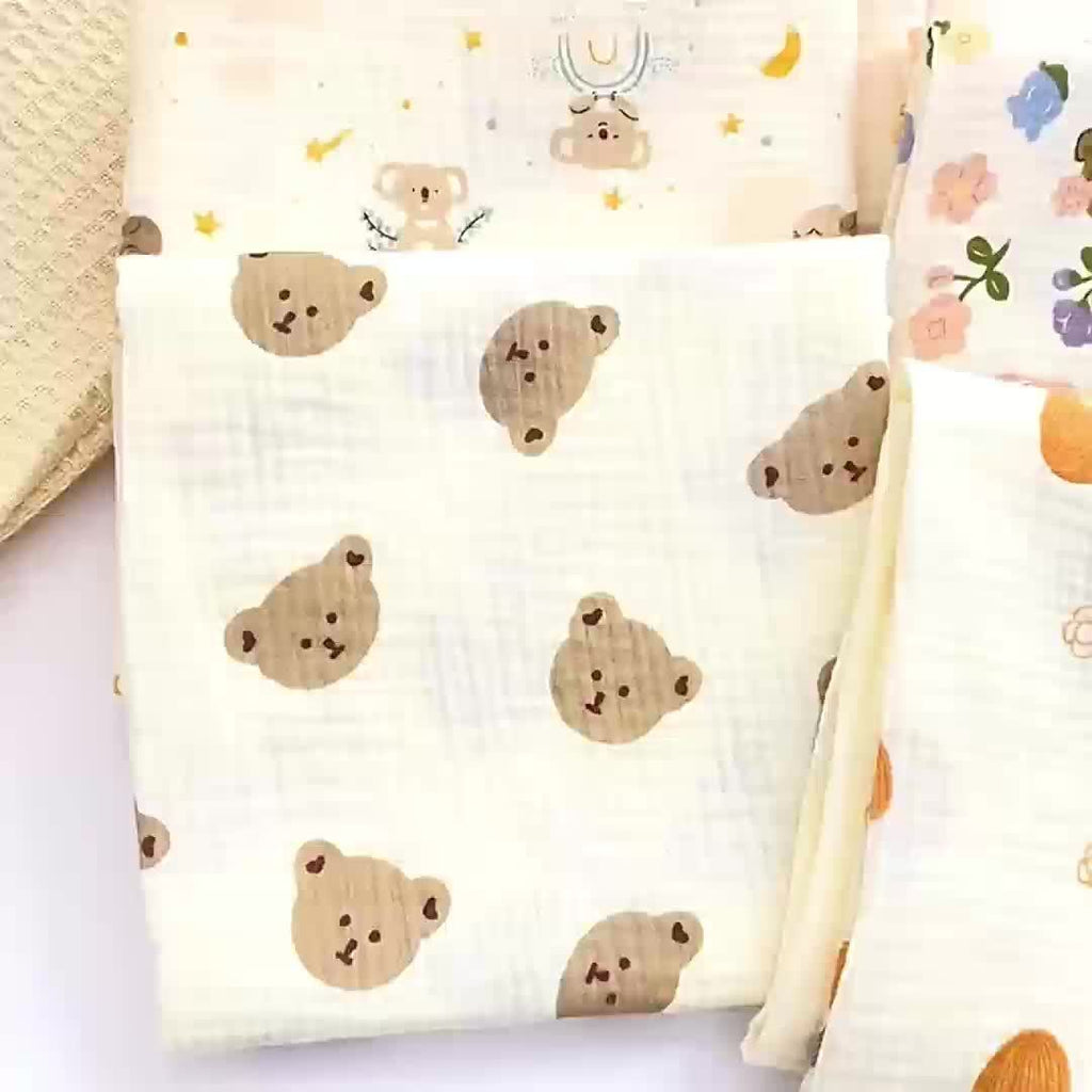 Bande de couchage double épaisseur en gaze pour bébé — Monptitlou