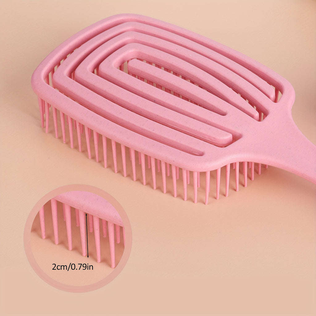 Brosse carrée 1 pc/2 pcs pour cheveux mouillés et secs