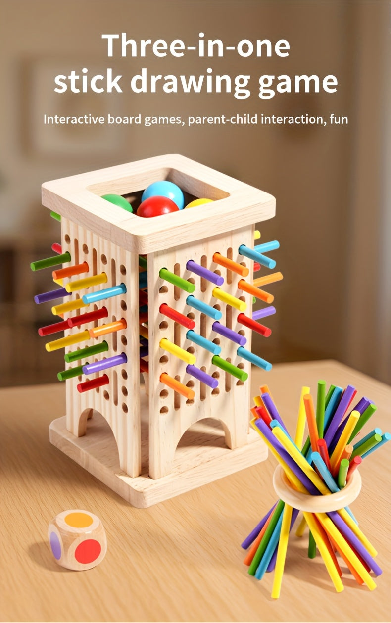 Jouets éducatifs en bois, jeux de société interactifs pour plusieurs — Monptitlou Image