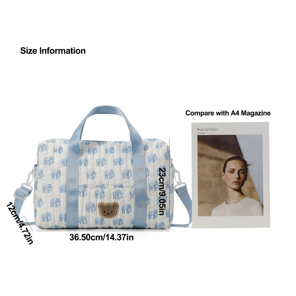 [Sac à langes matelassé] Sac à langes moyen — Monptitlou