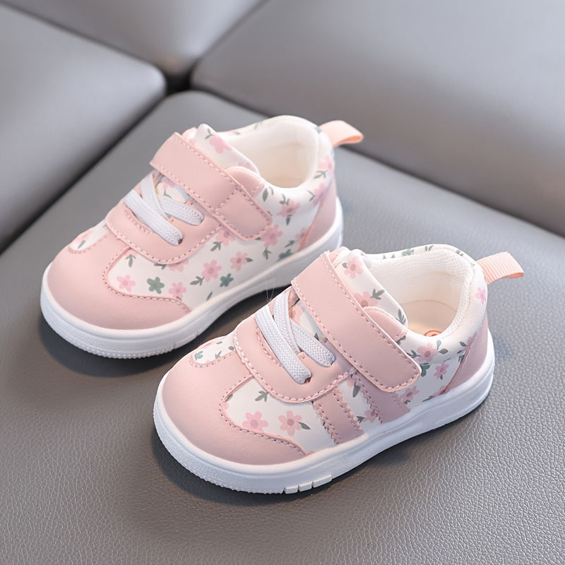 Chaussures bébé garçons et filles 1-2-3-4 ans motif floral mignon — Monptitlou