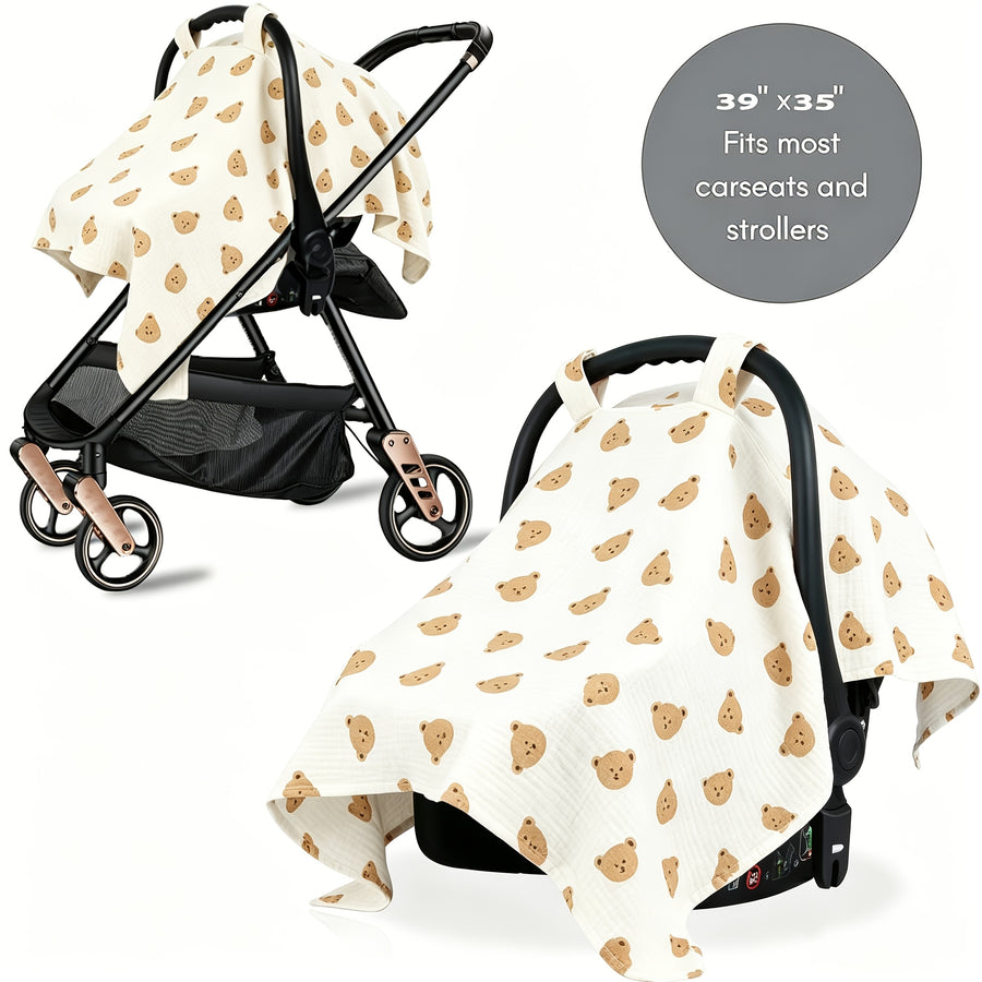 1 Housse de siège de berceau pour bébé, coupe-vent — Monptitlou