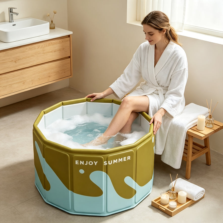 Baignoire spacieuse de grande taille 35,43 pouces — Monptitlou